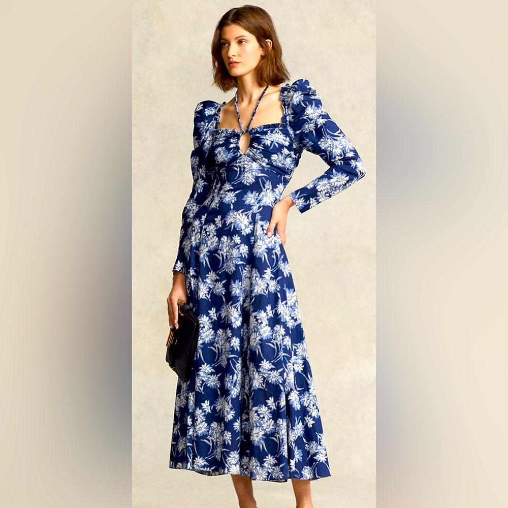 POLO Ralph Lauren Floral Halter-Tie Dress